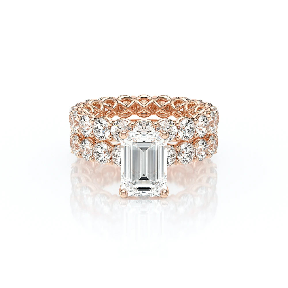 LUMINO_801EMD4_35_14K_ROSE_GOLD_EMERALD Verragio