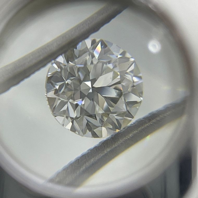 Round, 1 Ct, H, VVS2, Very Good Cut Diamond
