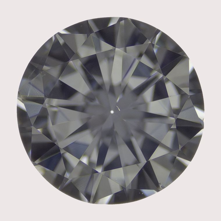 Round, 0.54 Ct, G, VS2, Fair Cut Diamond